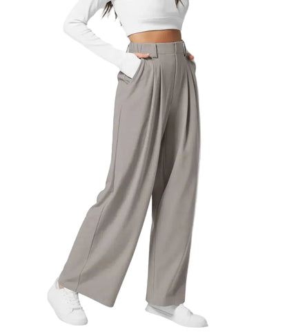 Damskie Spodnie Z Szerokimi Nogawkami