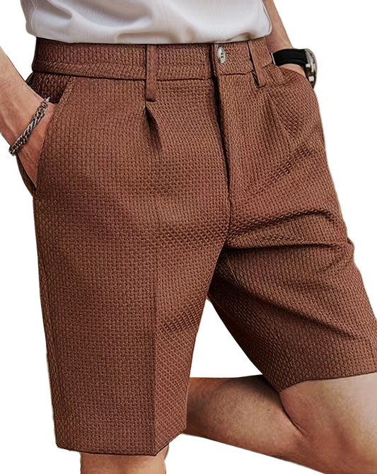 Męskie Szorty z Teksturowanym Wzorem